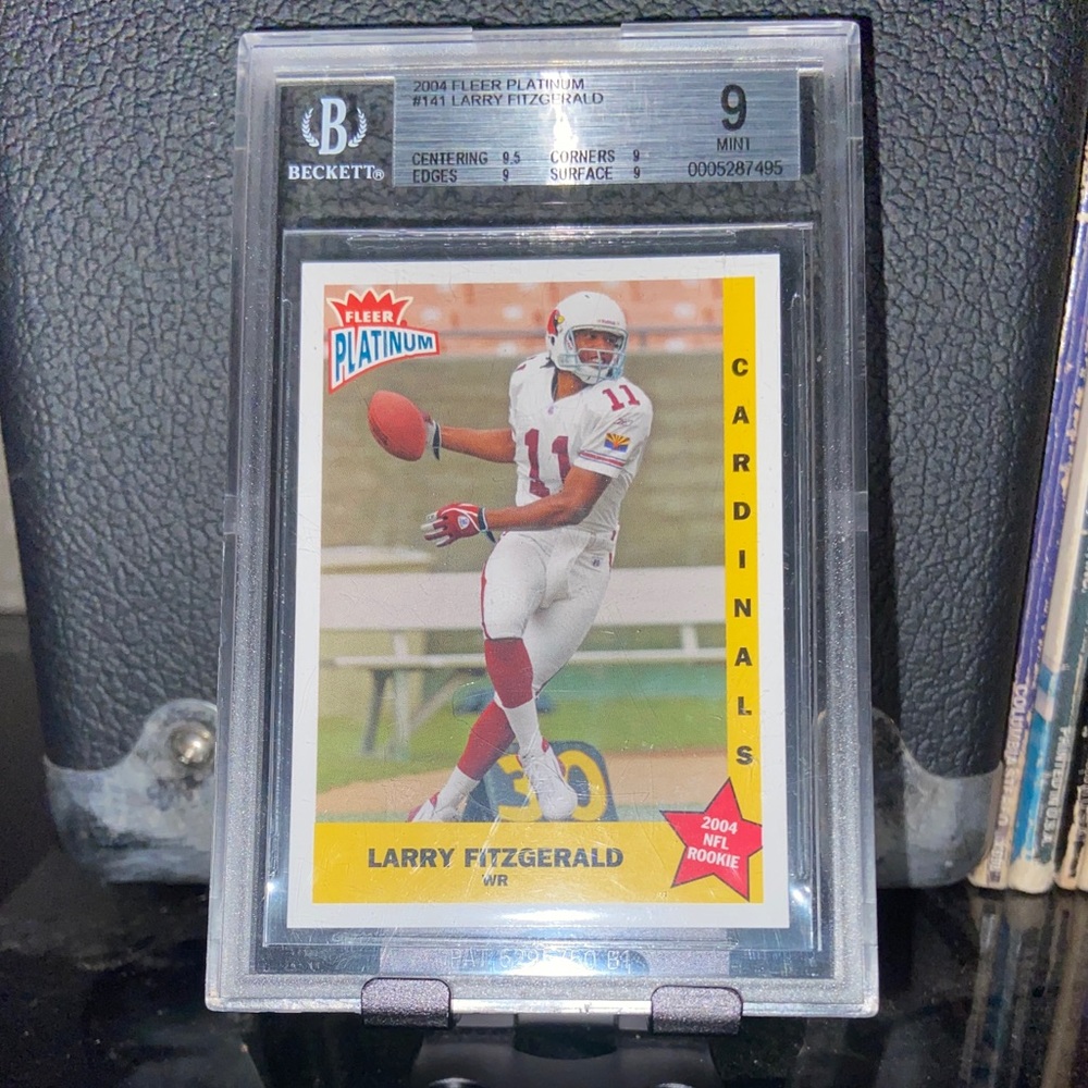 2004 Fleer Arizona Cardinals Larry Fitzgerald Graded SP Rookie Card